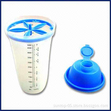 Plastic Shaker Bottles with Customers' Logo Imprint